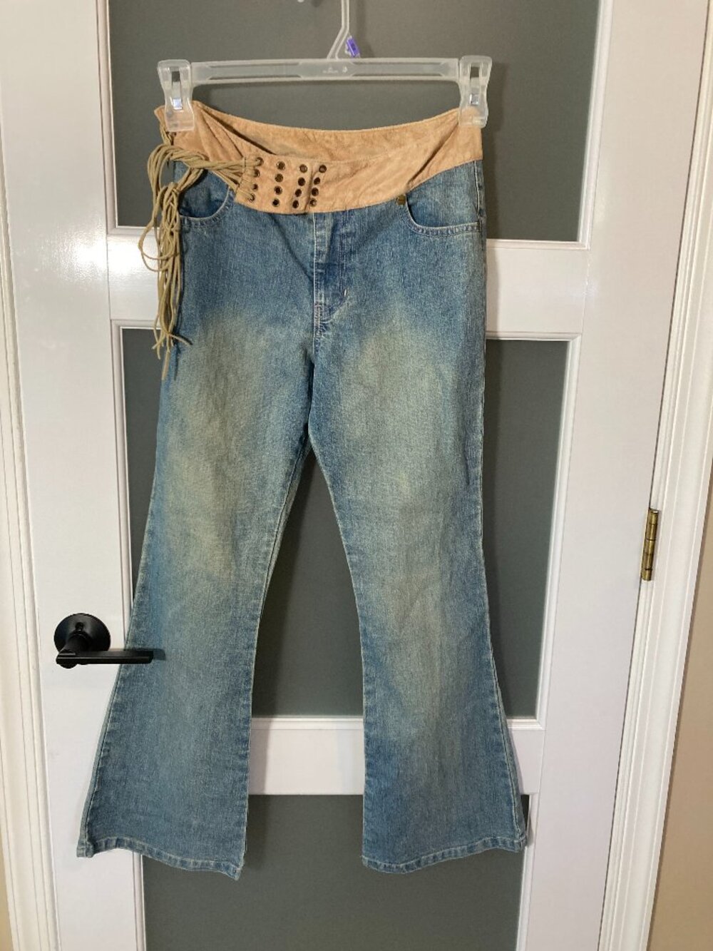 Joe Boxer Vintage Y2K Low-Rise Flare Jeans - Tagged size 14 - Measure = to a 4/6 - Picture 1 of 14